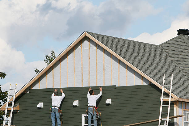Professional Siding Contractor technician working in Coulters, PA